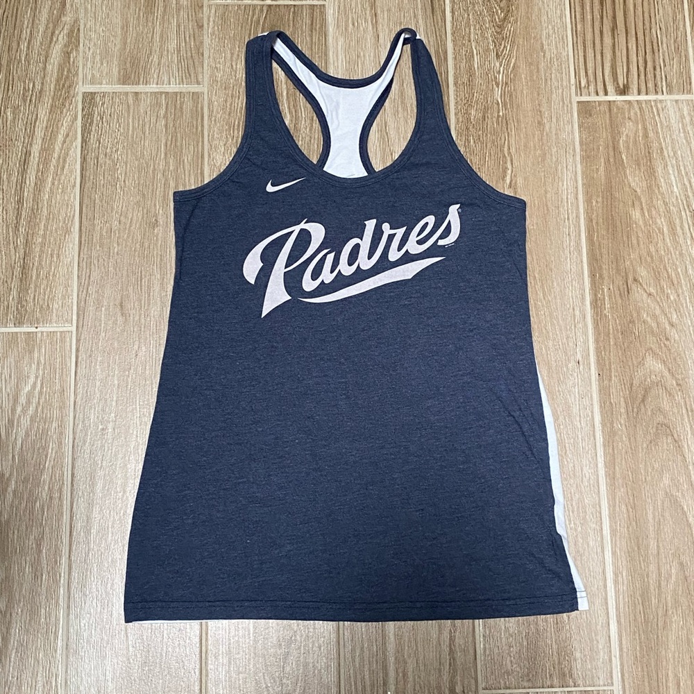 Nike Navy Blue Loose Fit Tank